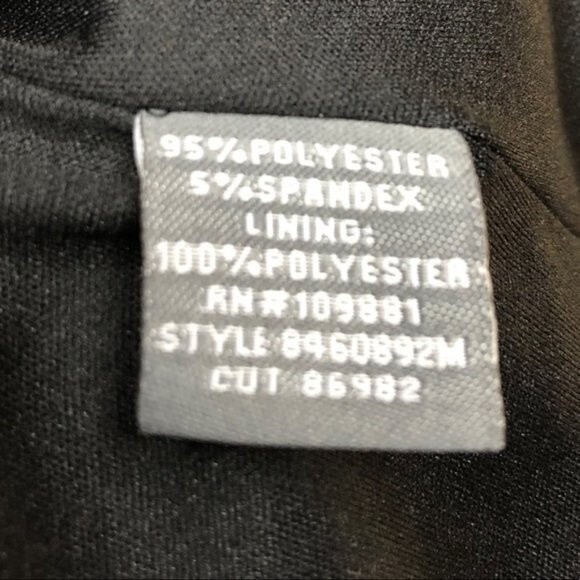 Donna Ricco sz 2 Striped Panel Faux Wrap Dress - Picture 11 of 13